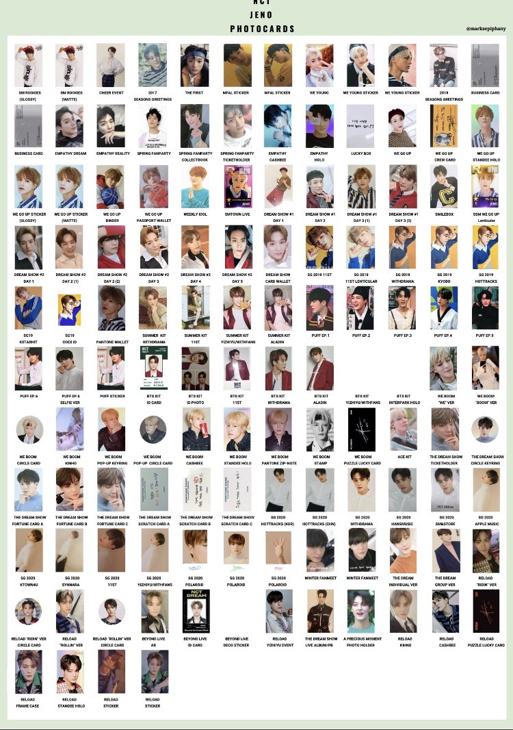 NCT DREAM ドリム ジェノトレカ まとめ売り ラキドロ ヨントン MD NCT