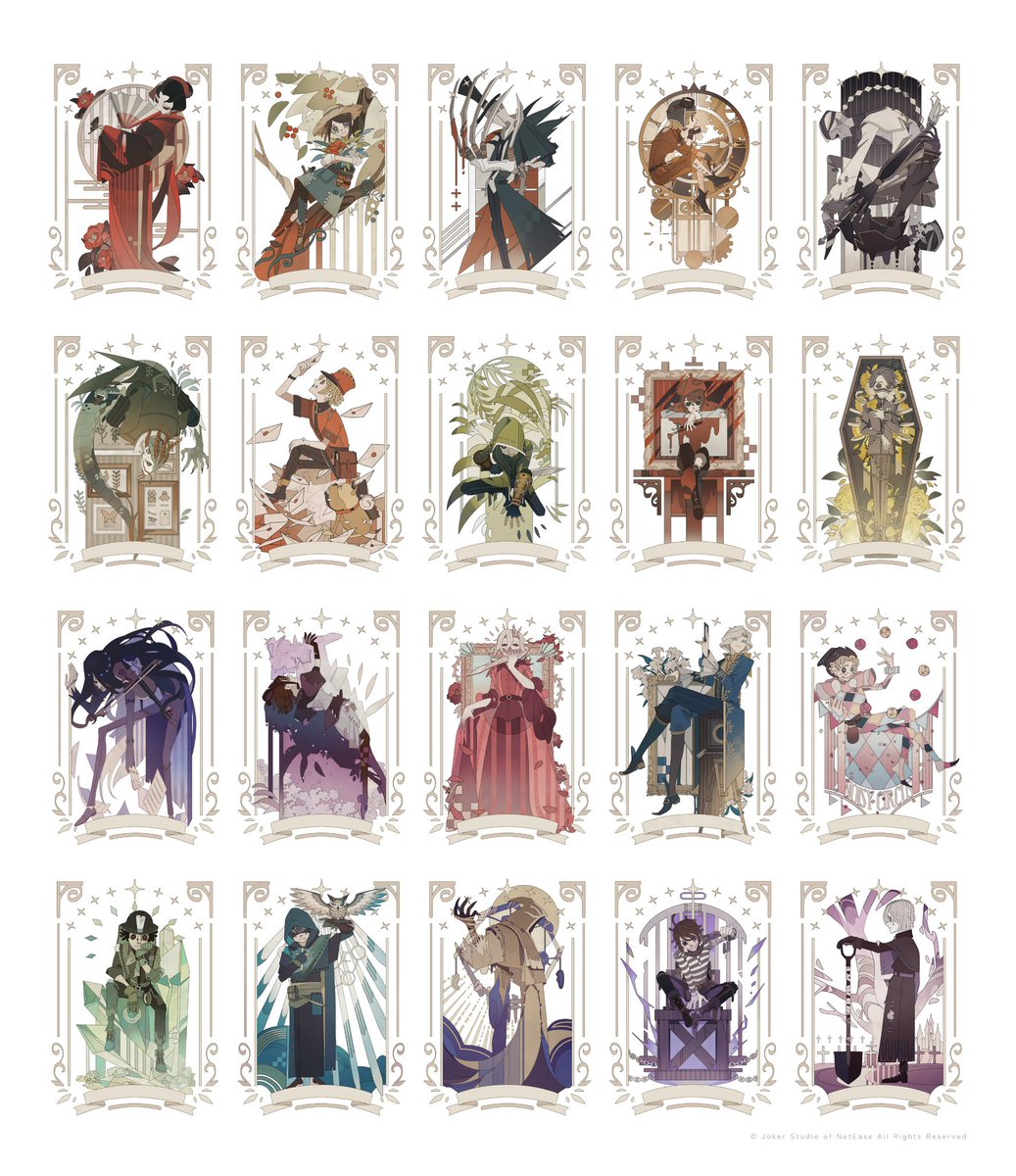 IdentityV 第五人格 「Art Collection」 グッズイラストを担当させて