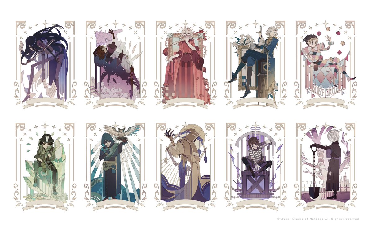 IdentityV 第五人格 「Art Collection」 グッズイラストを担当させて