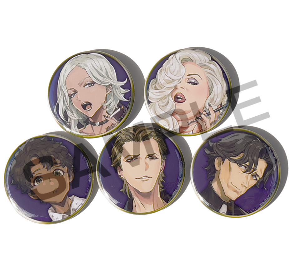 ☺️新品☺️☆人狼ジャッジメント☆ロディ SP1 青 ホロ有り☆缶バッジ