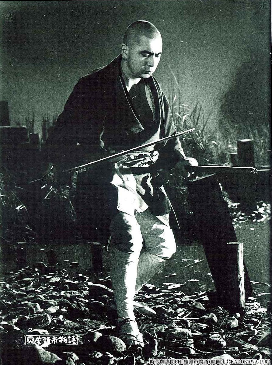 来月放送 ◤没後25年 生涯豪傑 #勝新太郎 の仕事◢ ✓映画「座頭市物語