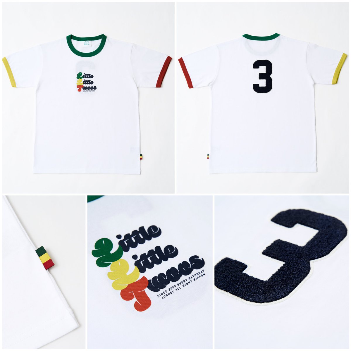 公式グッズ Little Little Twoos Tシャツ】 親子で着用できるリンガーT