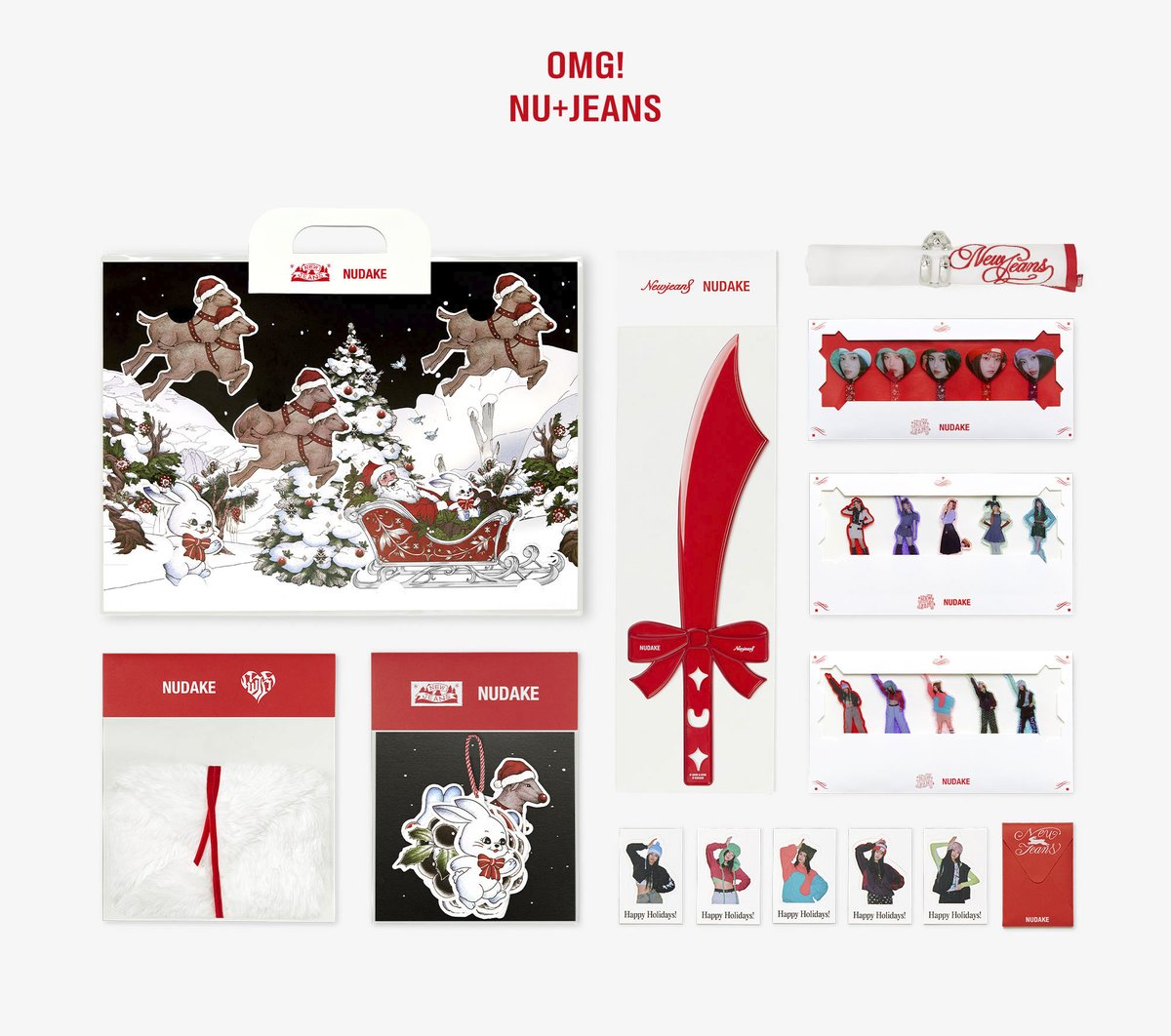 OMG! NU+JEANS GOODS LIST ✦ NU+JEANS CAKE ✦ HEART TOPPER