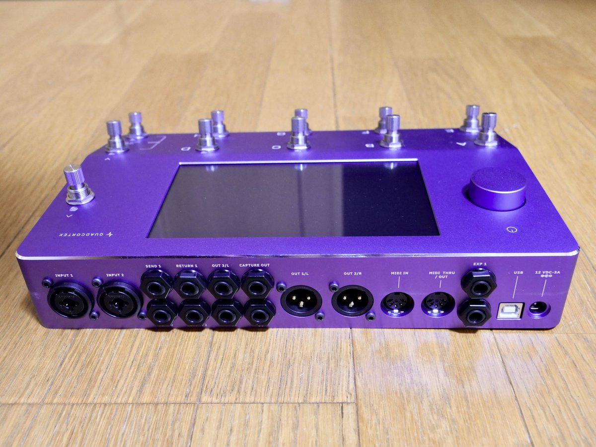 MNG! Quad Cortex PURPLE Special Edition 公式から限定カラーとして紫