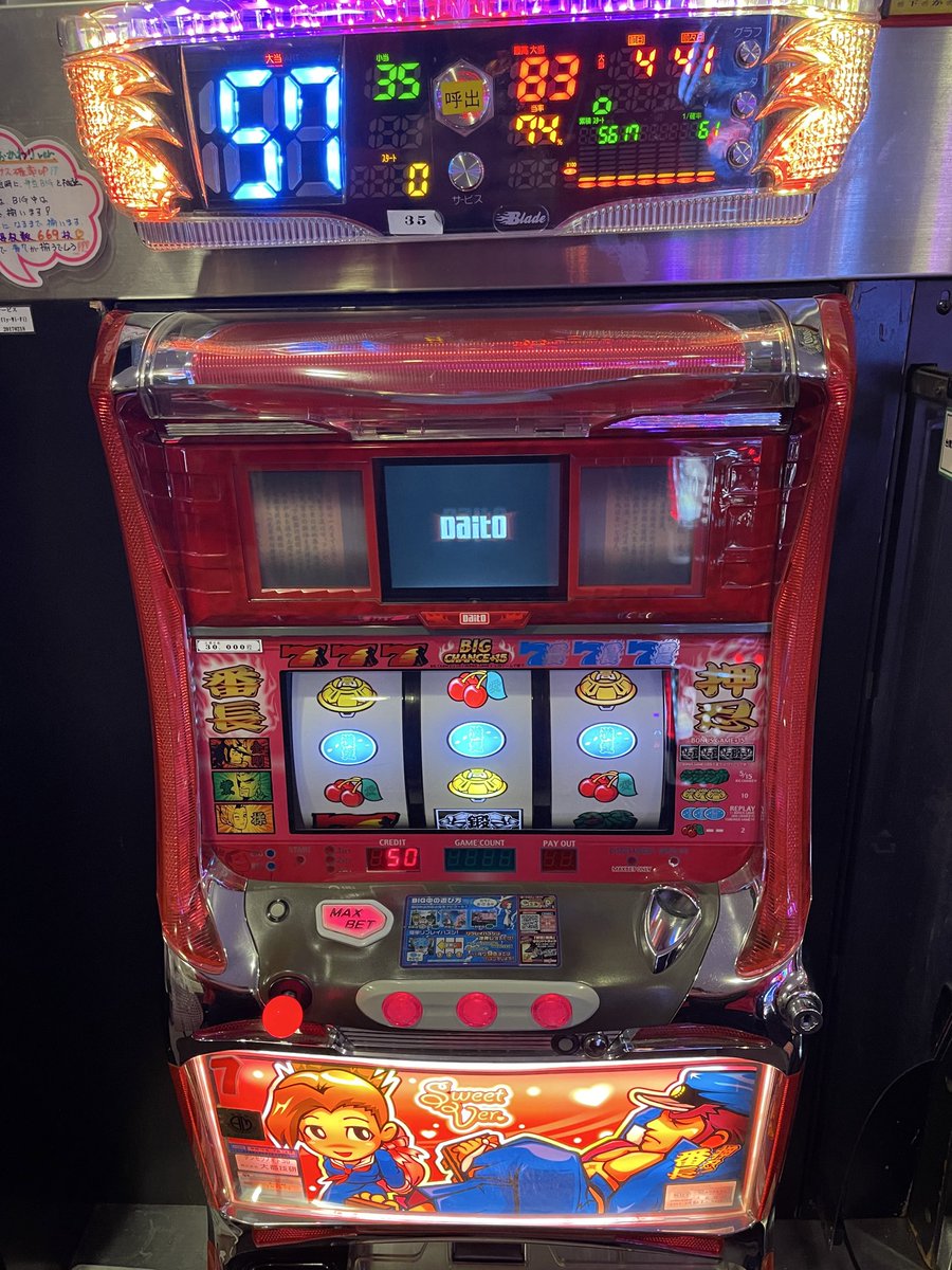 本日の #出玉ランキング‼️ 第1位バジリスク絆⑩24224枚 第2位押忍