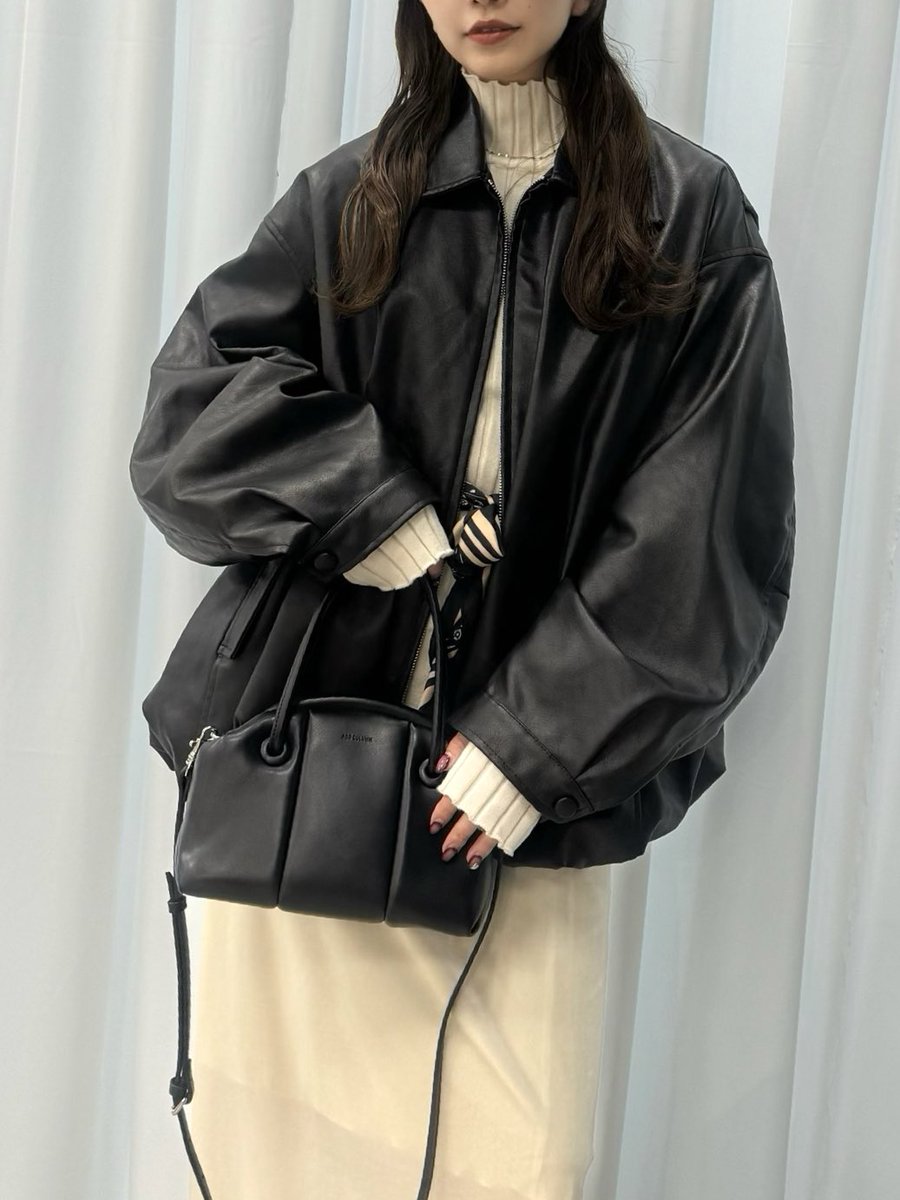 JACKET 早い者勝ちCLANE BALLOON LEATHER FAKE