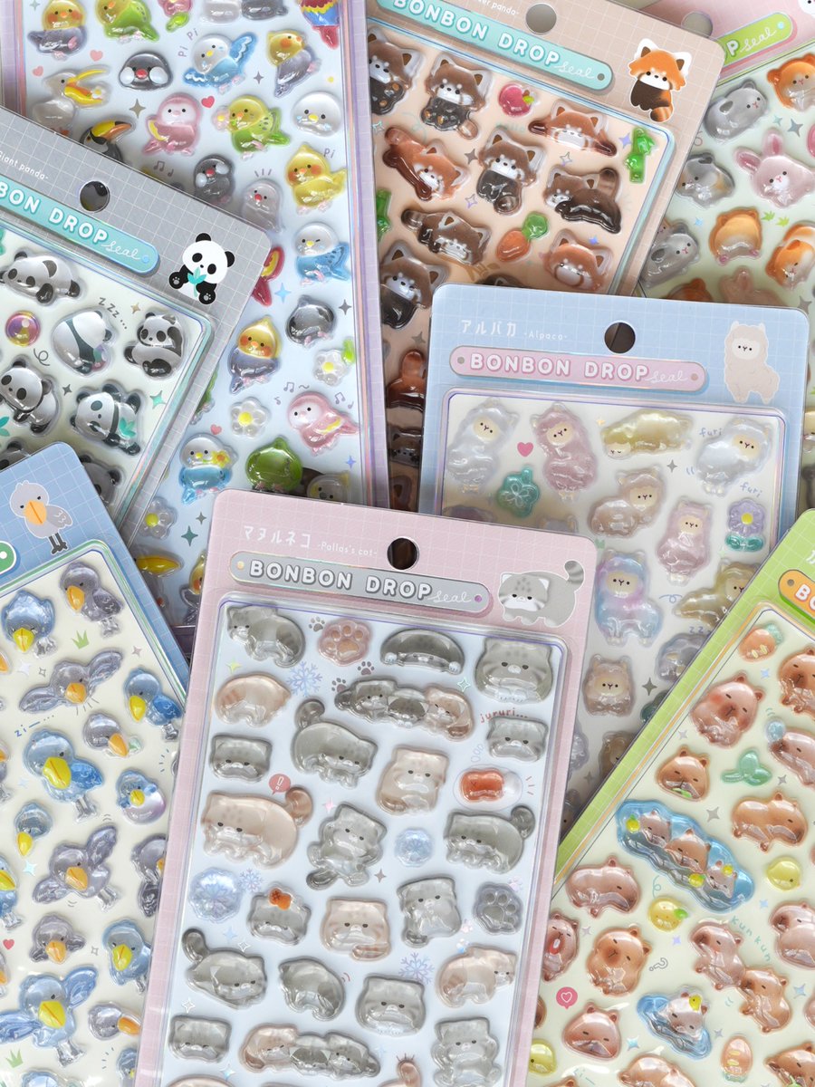 🎀 お知らせ 🎀 動物園限定で販売していた ボンボンドロップシール
