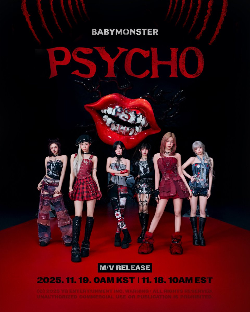 PSYCHO💋AHYEONver #BABYMONSTER #2ndMINIALBUM #WEGOUP #PSYCHO