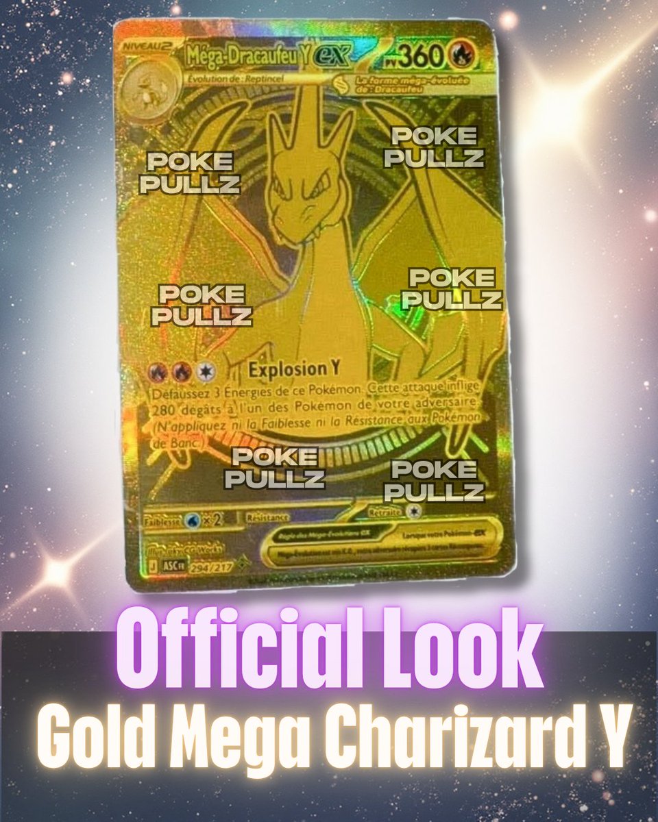 メガリザードンY、MUR鮮明画像がついに現る‼️ 📷️:@pokepullzhq