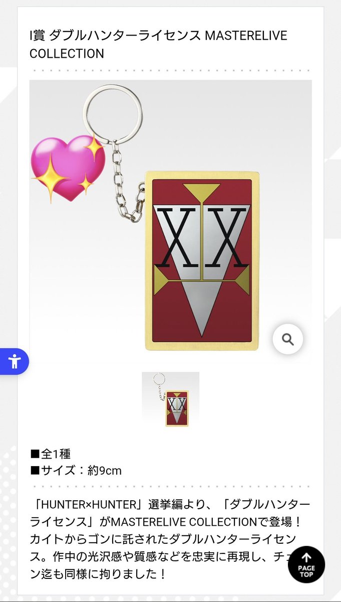 一番くじ 一番くじ HUNTER × HUNTER I賞 ダブルハンターライセンスおまけ有