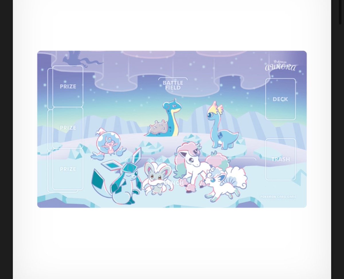 ❄🇰🇷韓国限定プレイマット入荷❗❄ 話題の Pokémon Aurora プレイ