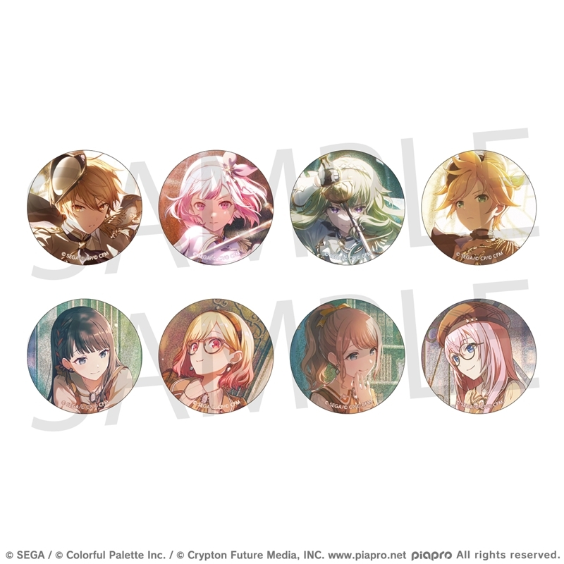 ✨1月29日発売✨／ 「＃プロセカ」グリッター缶バッジ イベント