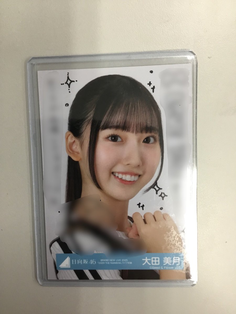大田美月 大田美月 日向坂46 OTR ライブ 生写真 直筆サイン 日