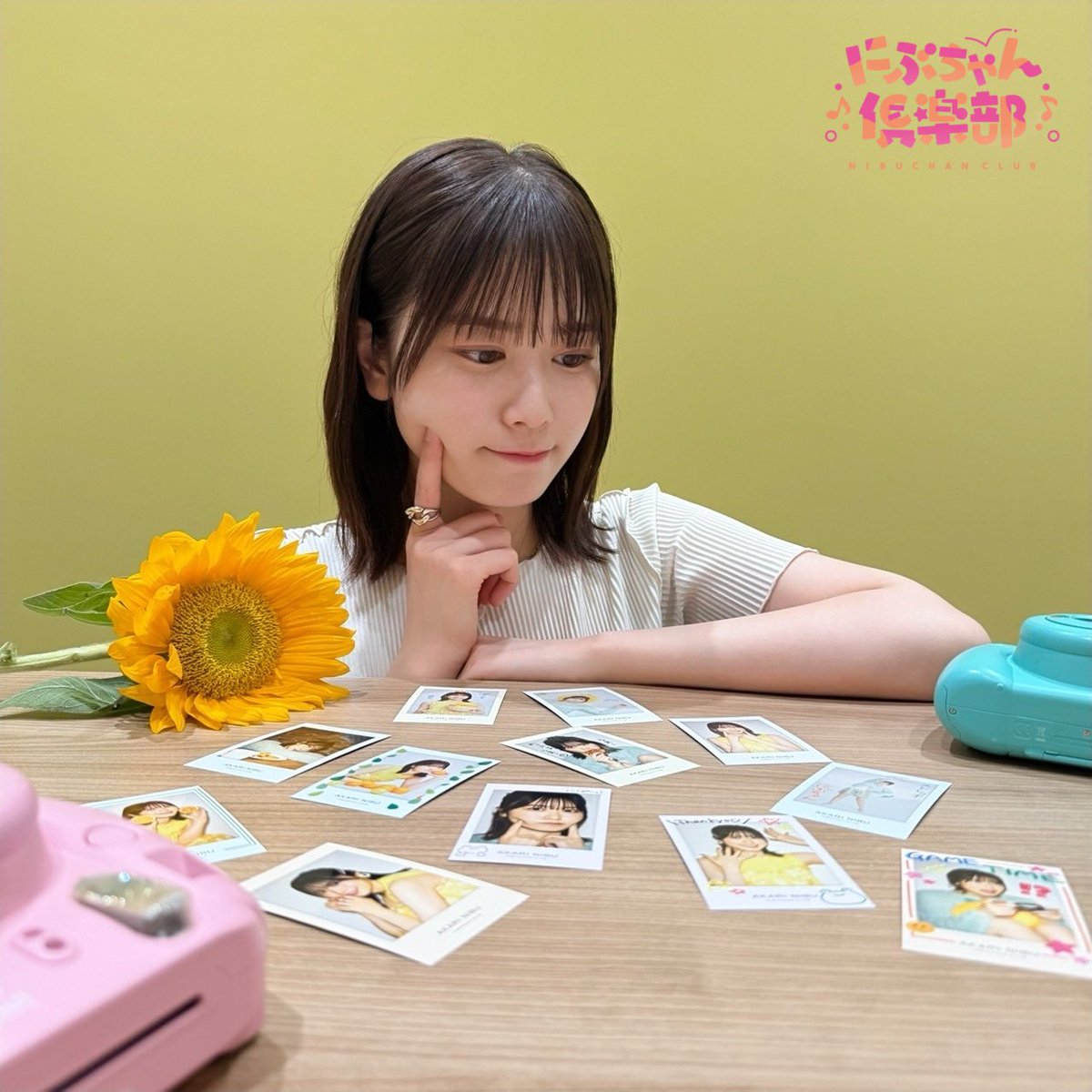 にぶちゃん倶楽部 【全12種のチェキ風カード】📸 ランダムのわくわく感