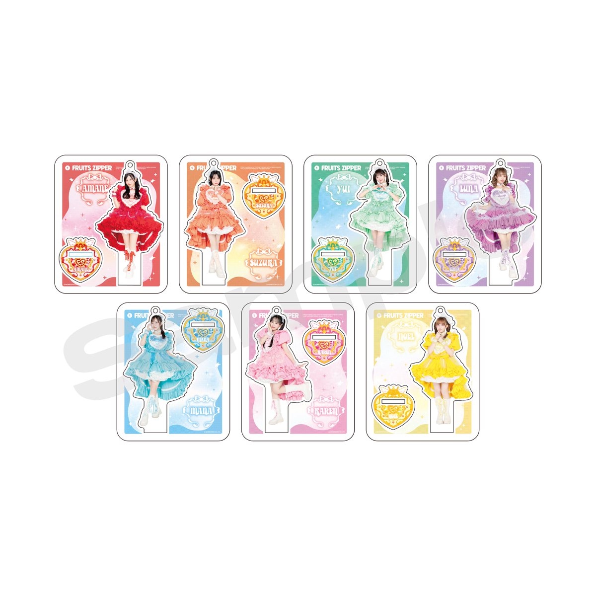 ✨🆕FRUITS ZIPPERメンバー別アクスタ🆕✨ 3種類の🆕アクスタ要