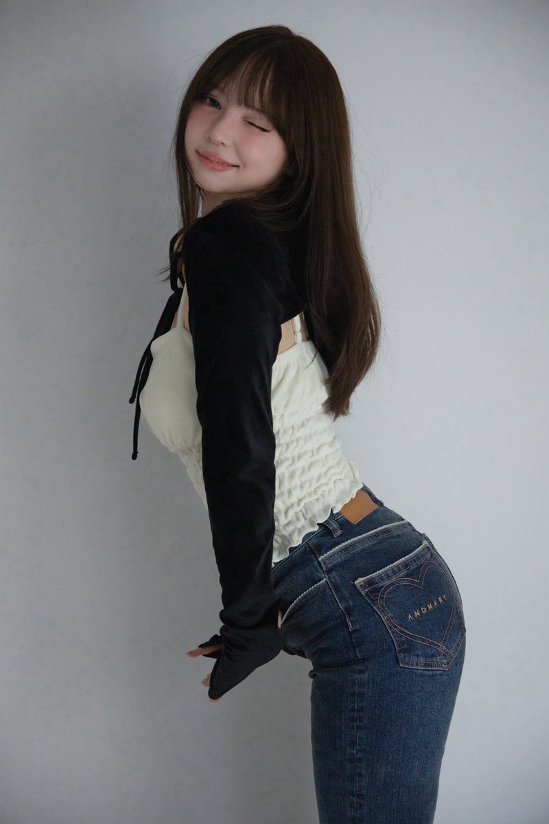 Heart stitch denim color light blue/blue beige/navy blue size s/m