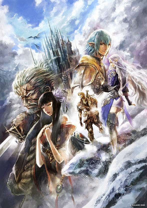 ファイナルファンタジーXIV』から、オーロラアートが登場！見る角度を