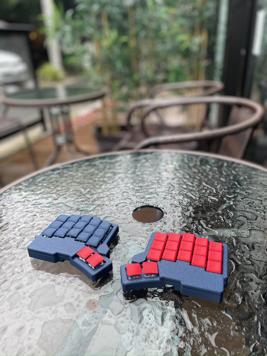 17mm狭ピッチ試作型 Keyboard: #Palmbrain Switch: Kailh Deep Sea