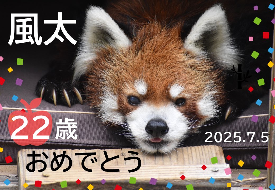 7月5日(土)は風太22歳の誕生日です🎉 当日は誕生日セレモニーと限定