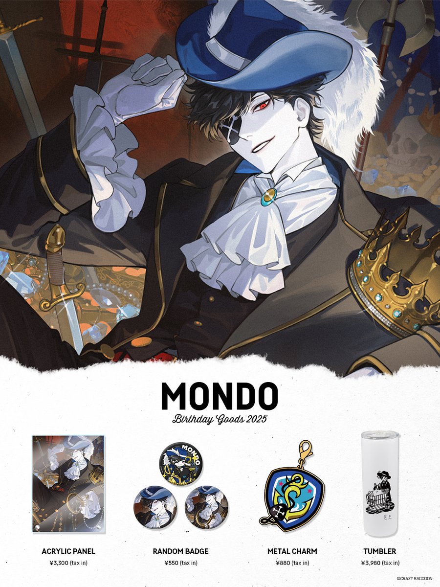 CRAZY RACCOON ONLINE STORE】 ・Re-Sell Mondo Birthday Goods 🔶一般