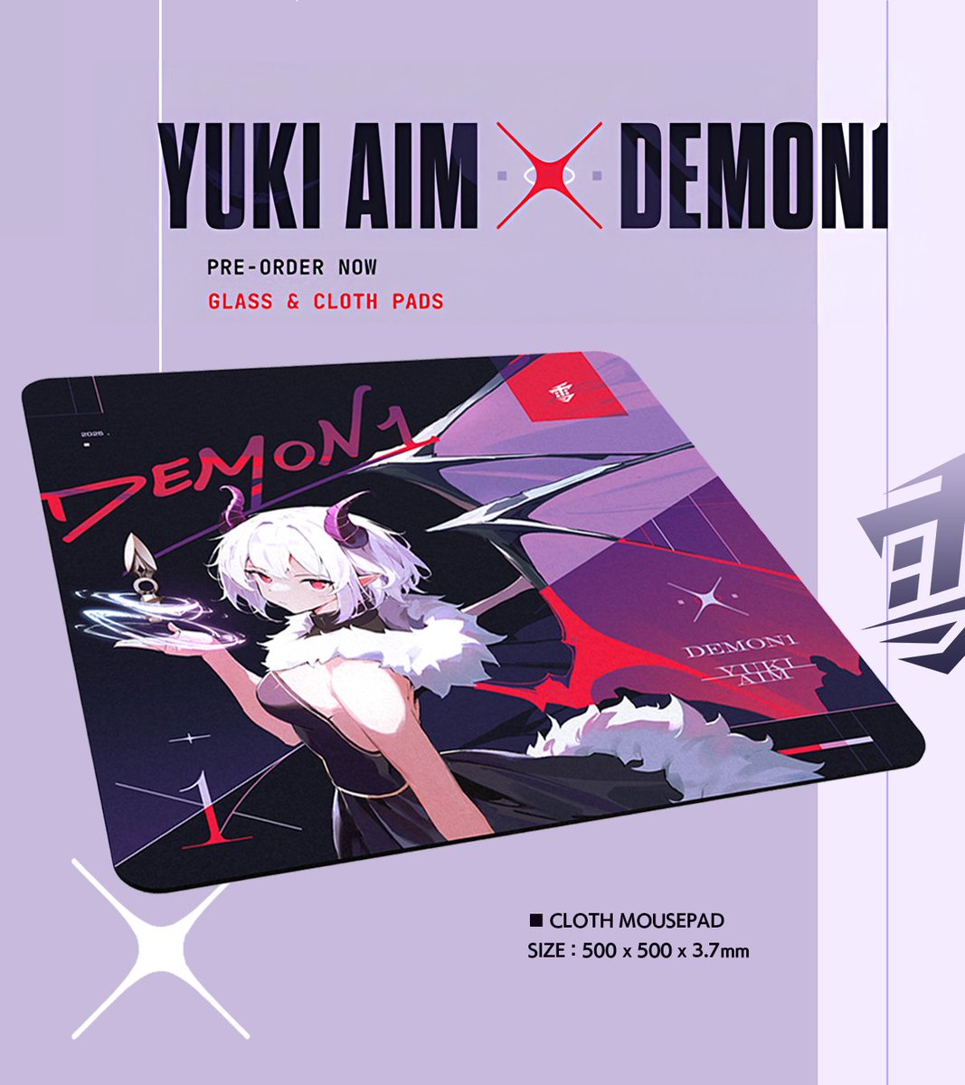 ◤◢◤予約受付開始◢◤◢ YukiAimから新作マウスパッドが登場！ 布製
