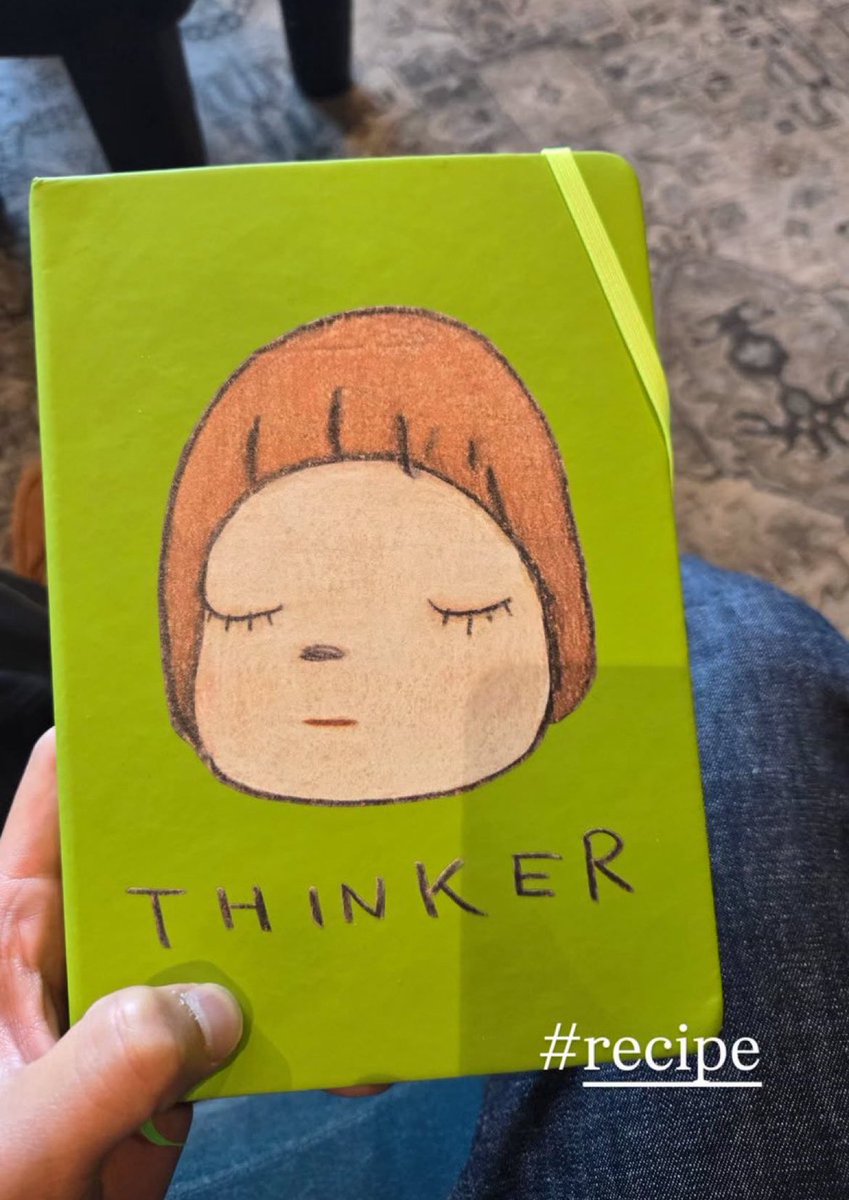 Yoshitomo Nara shares Namjoon's picture of his Little Thinker