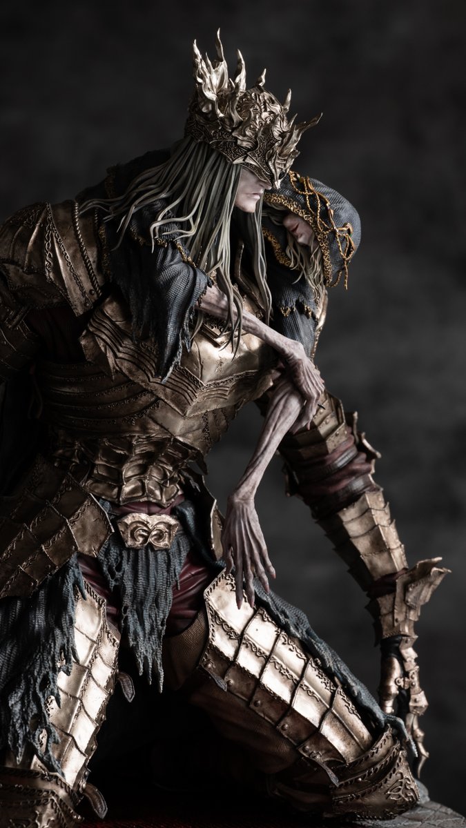 DARK SOULSⅢより、双王子 を作成しました。WFにてガレージキット