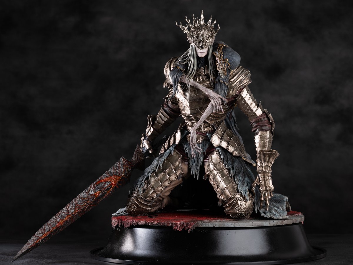 DARK SOULSⅢより、双王子 を作成しました。WFにてガレージキット
