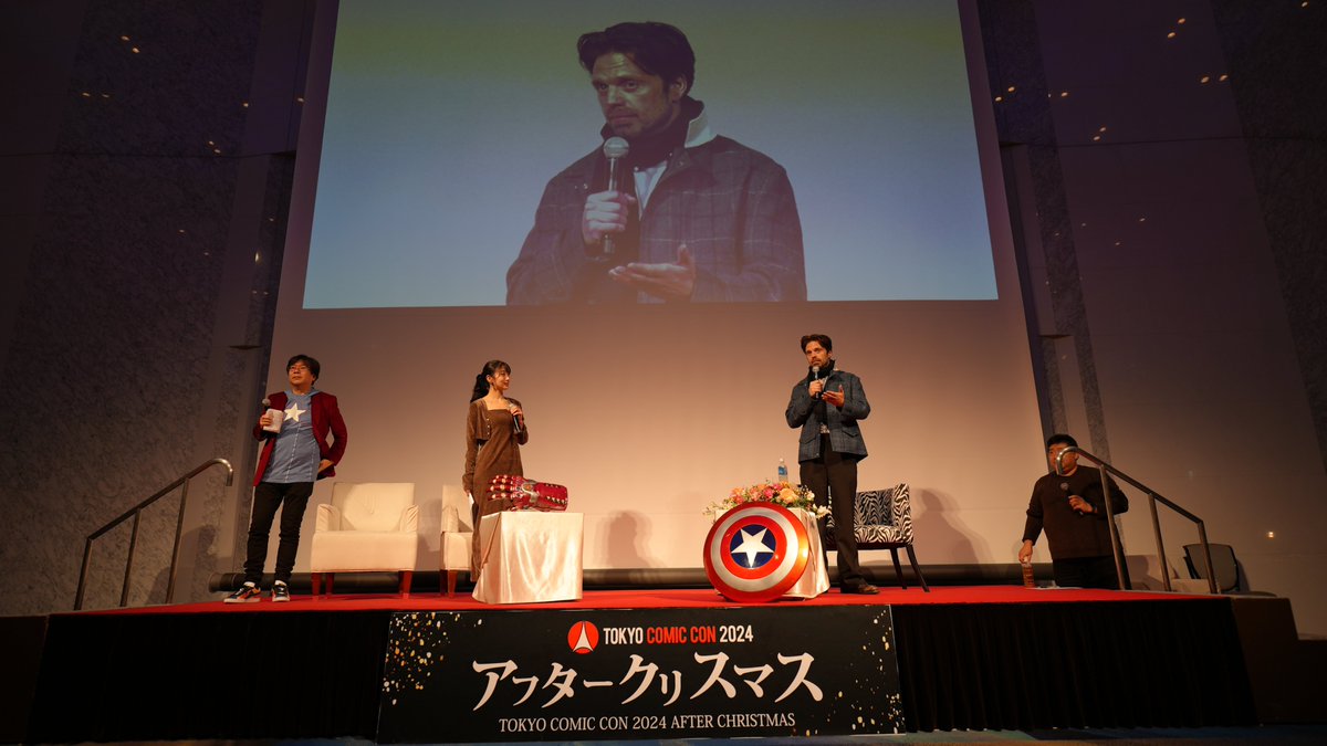 今日は東京コミコン アフタークリスマスに来日いただいたセバスチャン
