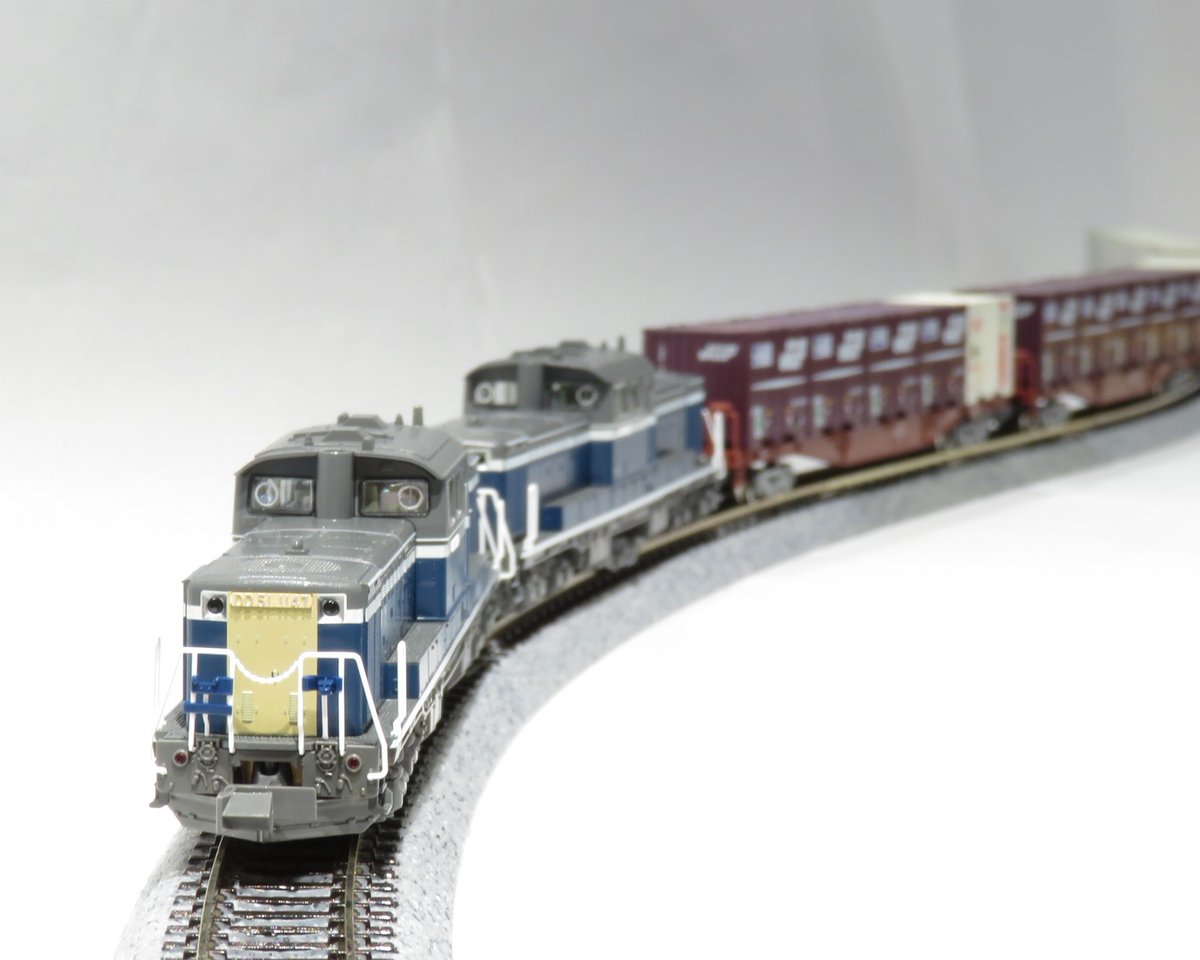 コキ50000系 石北本線コンテナ貨物列車11両セット￥32,560】 10-1317の
