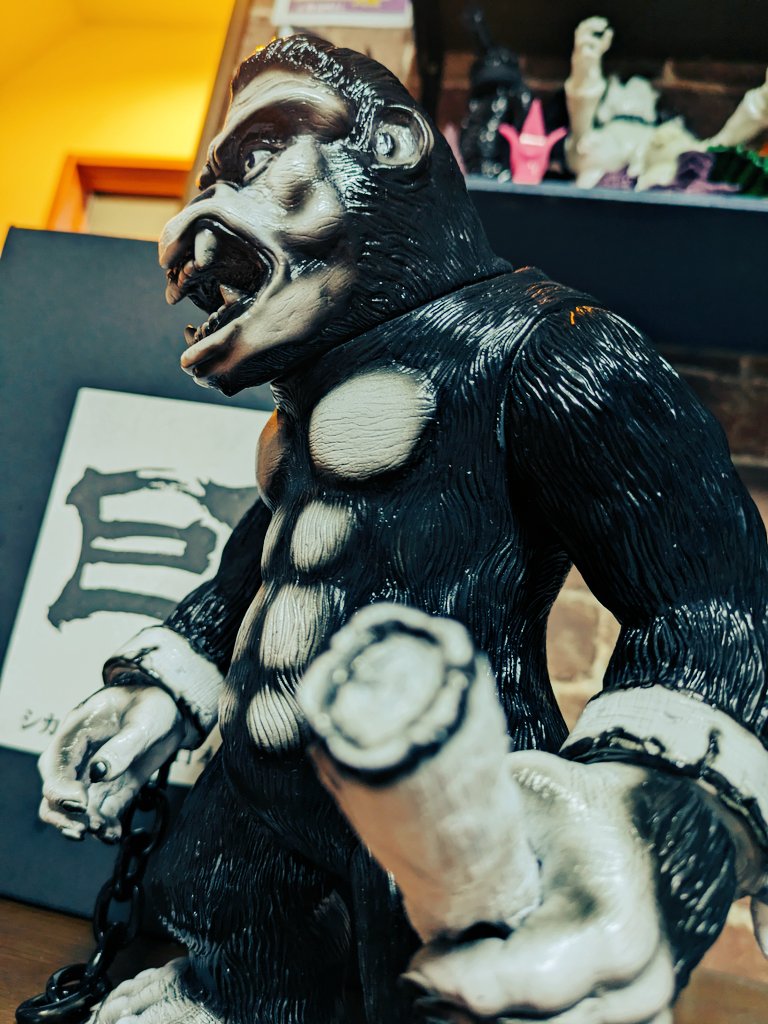 自分のソフビ沼のきっかけとなったシカルナ工房さんの巨猿を遂にゲット