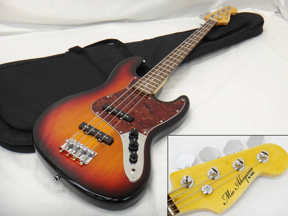 けいおん! 秋山澪のベースのメモ 元ネタ フェンダー・ジャズベースの