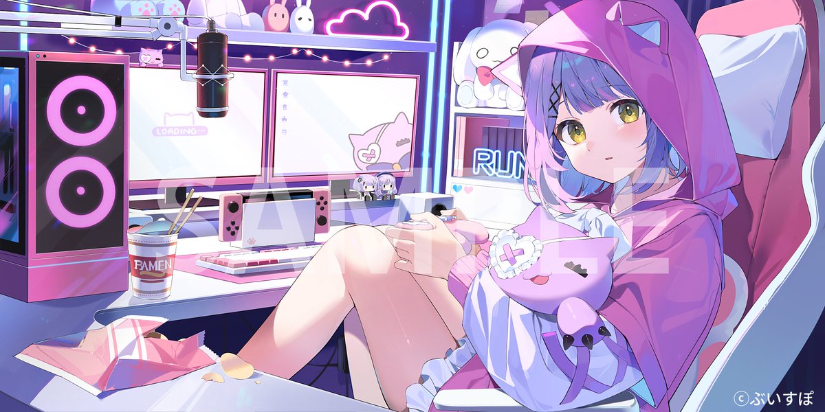 この度、ぶいすぽっ！【VSPO! GEAR ゲーミングキーボード】で紫宮るな