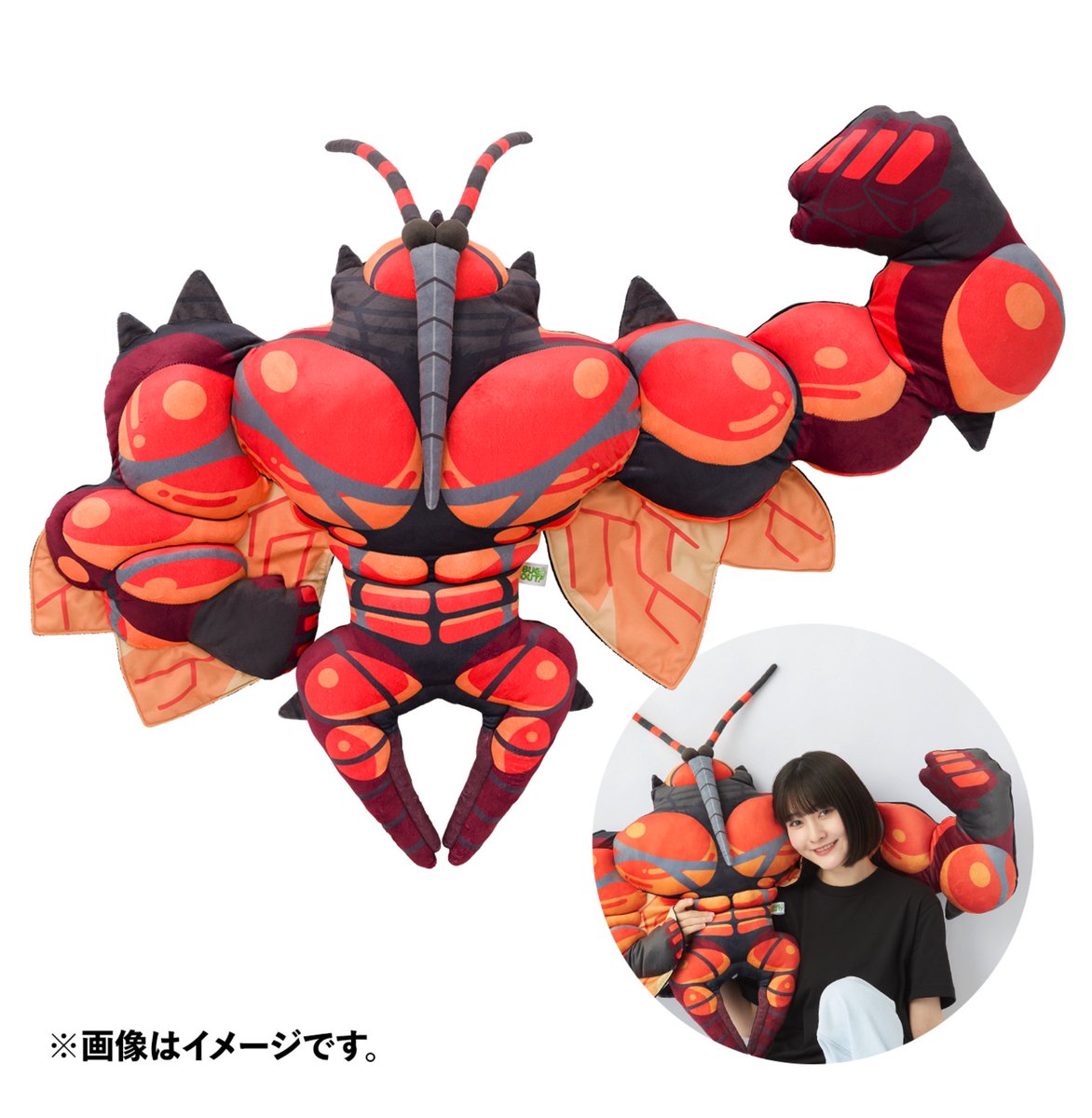 ポケモンセンターにて、むしタイプを持つポケモンたちのグッズ「BUG