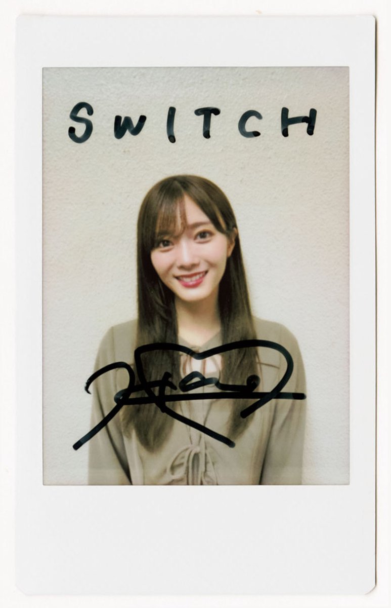 雑誌『SWITCH 特集 坂道白書』 【櫻坂46メンバー27名に訊く20の質問