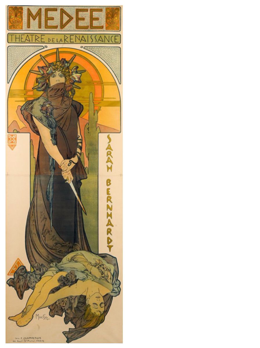 アルフォンス・ミュシャ 「メディア」 #美術館なアクセサリー