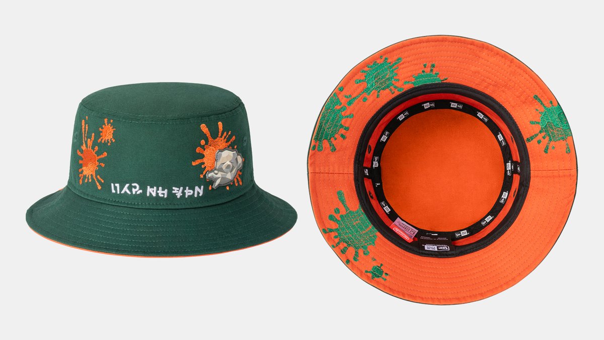 新商品]「SALMON RUN Splatoon 3」のキャップ・バケットハット・ボディ