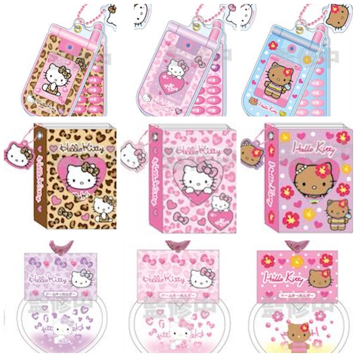 GO!GO！GIRLSハローキティレコードプレーヤーストラップ GO!GO！GIRLS