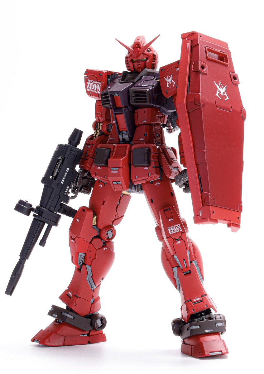 RG キャスバル専用ガンダムver.2.0完成しました！ 基礎工作と色変え