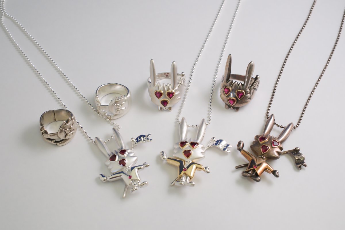 忌野清志郎 ヒトハタウサギリング／ペンダント／ブタヤローリング発売