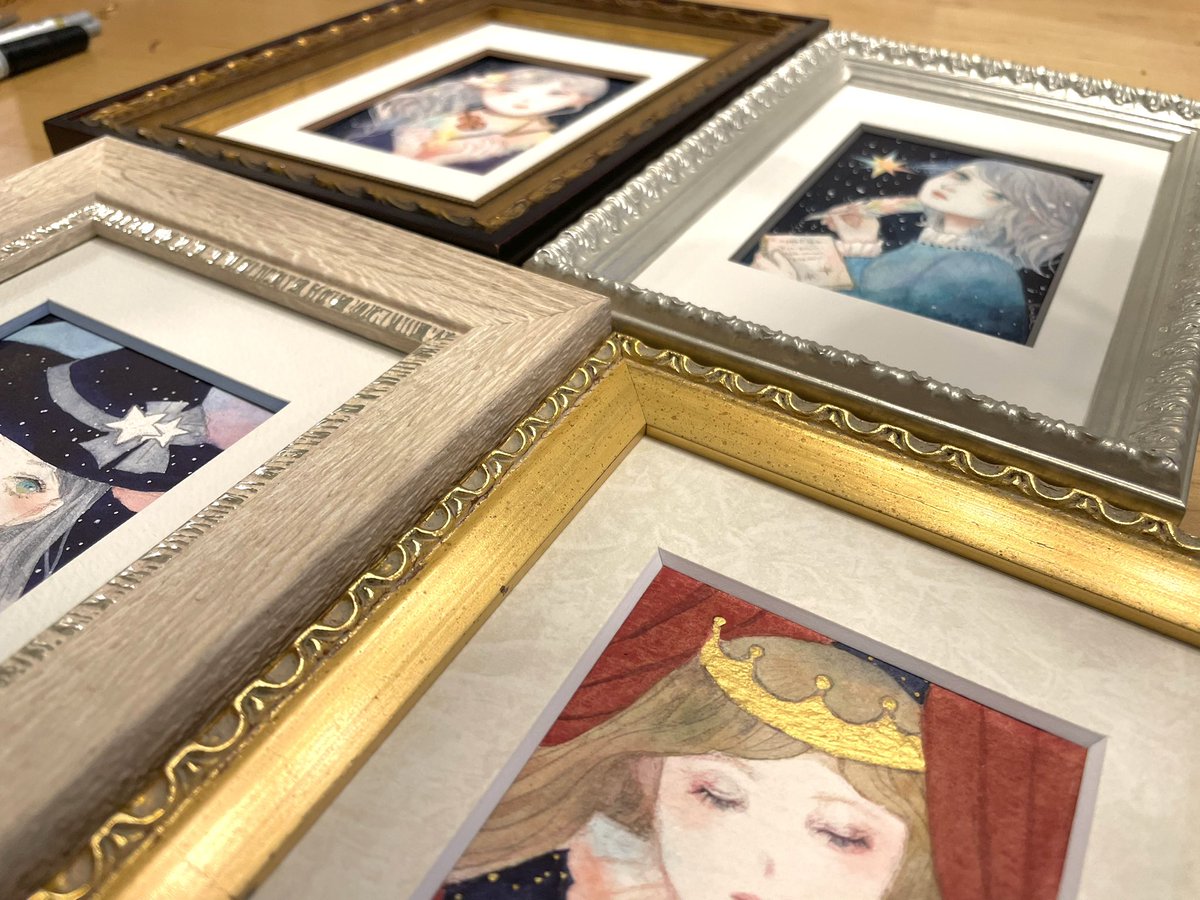 額装ATCの世界展 チラッと…