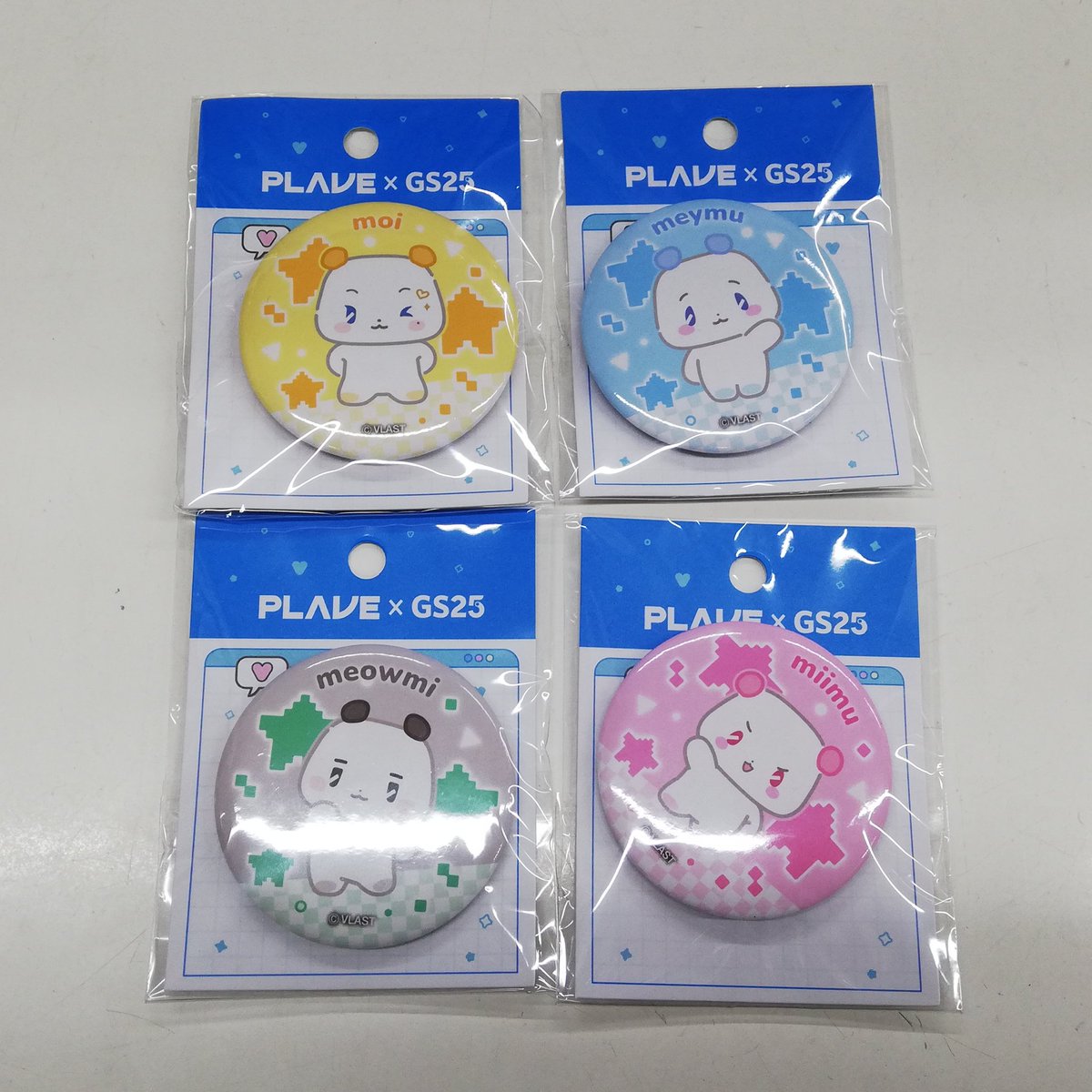 🌟 #PLAVE #플레이브 💫 PLAVE ×GS25 コラボグッズ MMMM 缶バッジと