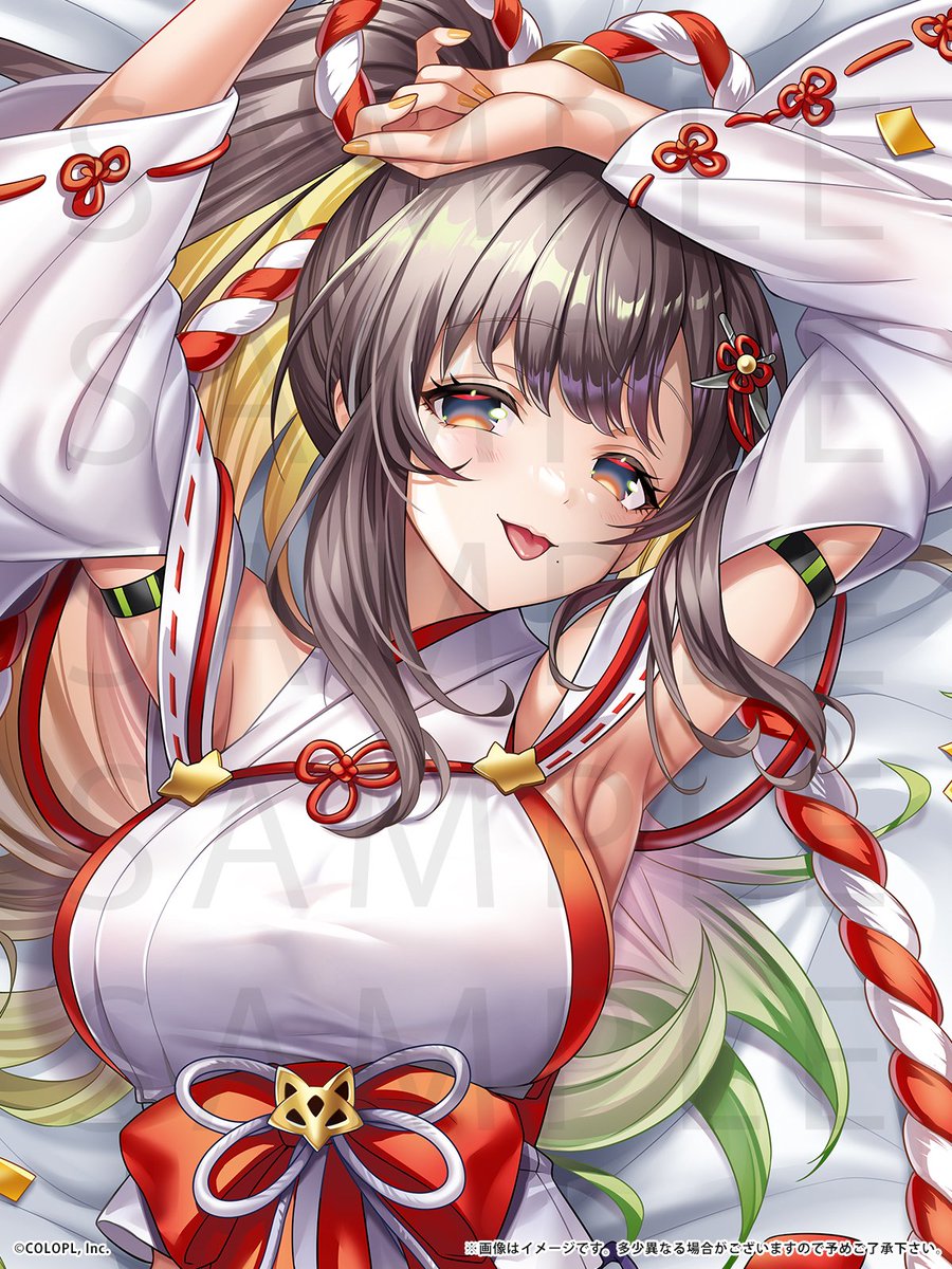 🎍白猫初夢フェア2025🎍 抱き枕カバーのイラストを公開！ 和装姿の