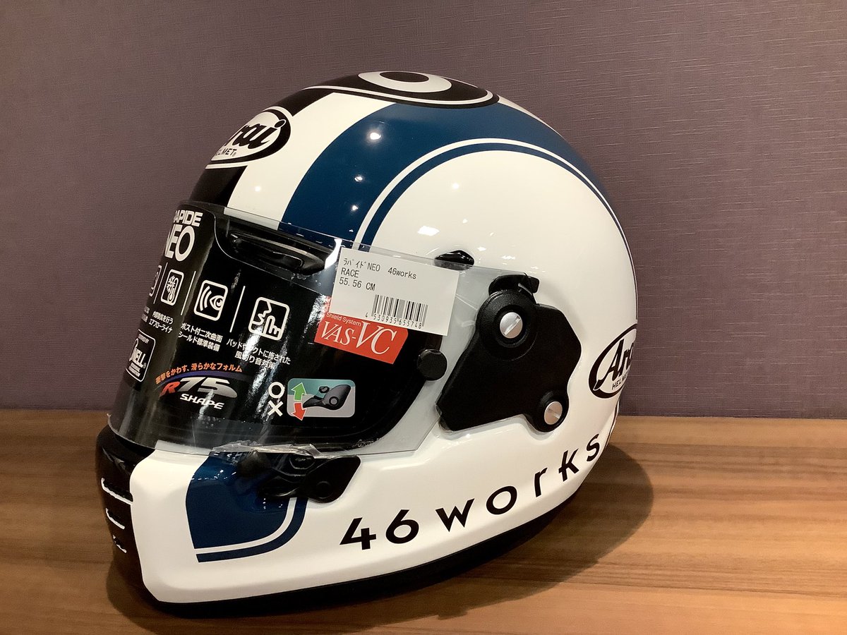 ARAI RAPIDE-NEO 46WORKS RACE入荷してます！ お問い合わせの多かった