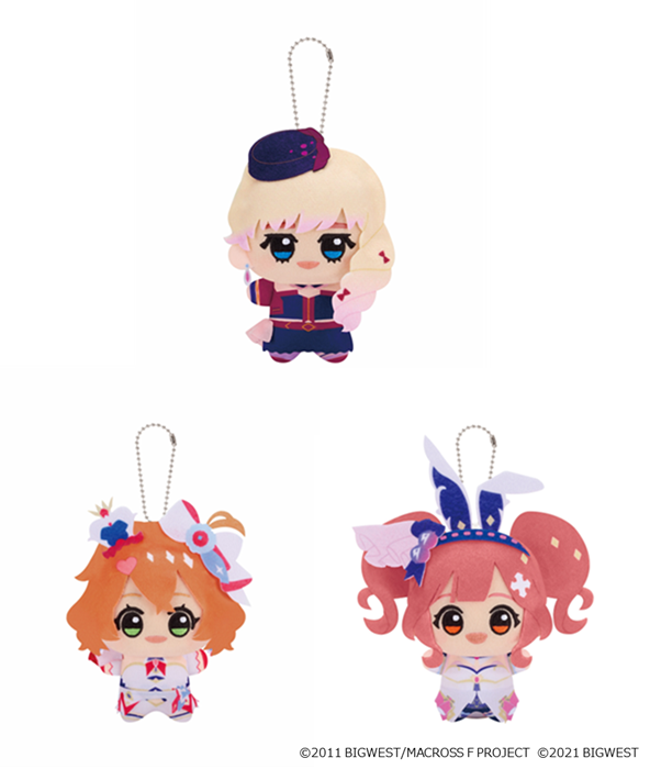 マクロスF #マクロスΔ ランカ、シェリル、ワルキューレの ＼ちびぐるみ