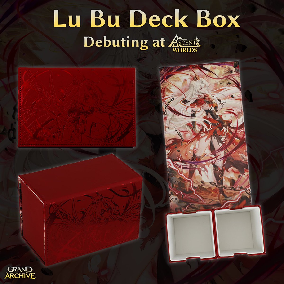 Take a look at the stunning Lu Bu Deck Box, which is debuting at