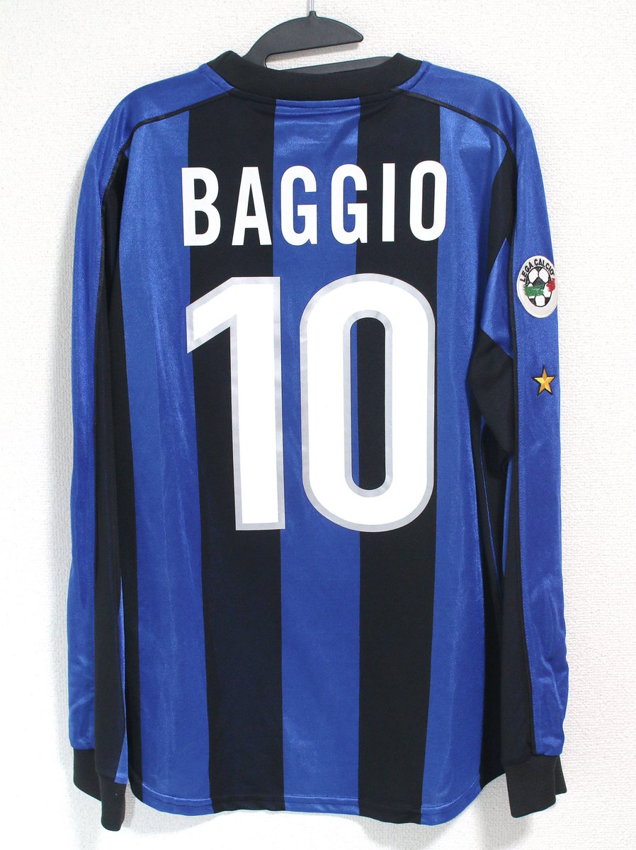 ロベルト・バッジョ選手 インテル 長袖ユニフォーム。バッジョ選手