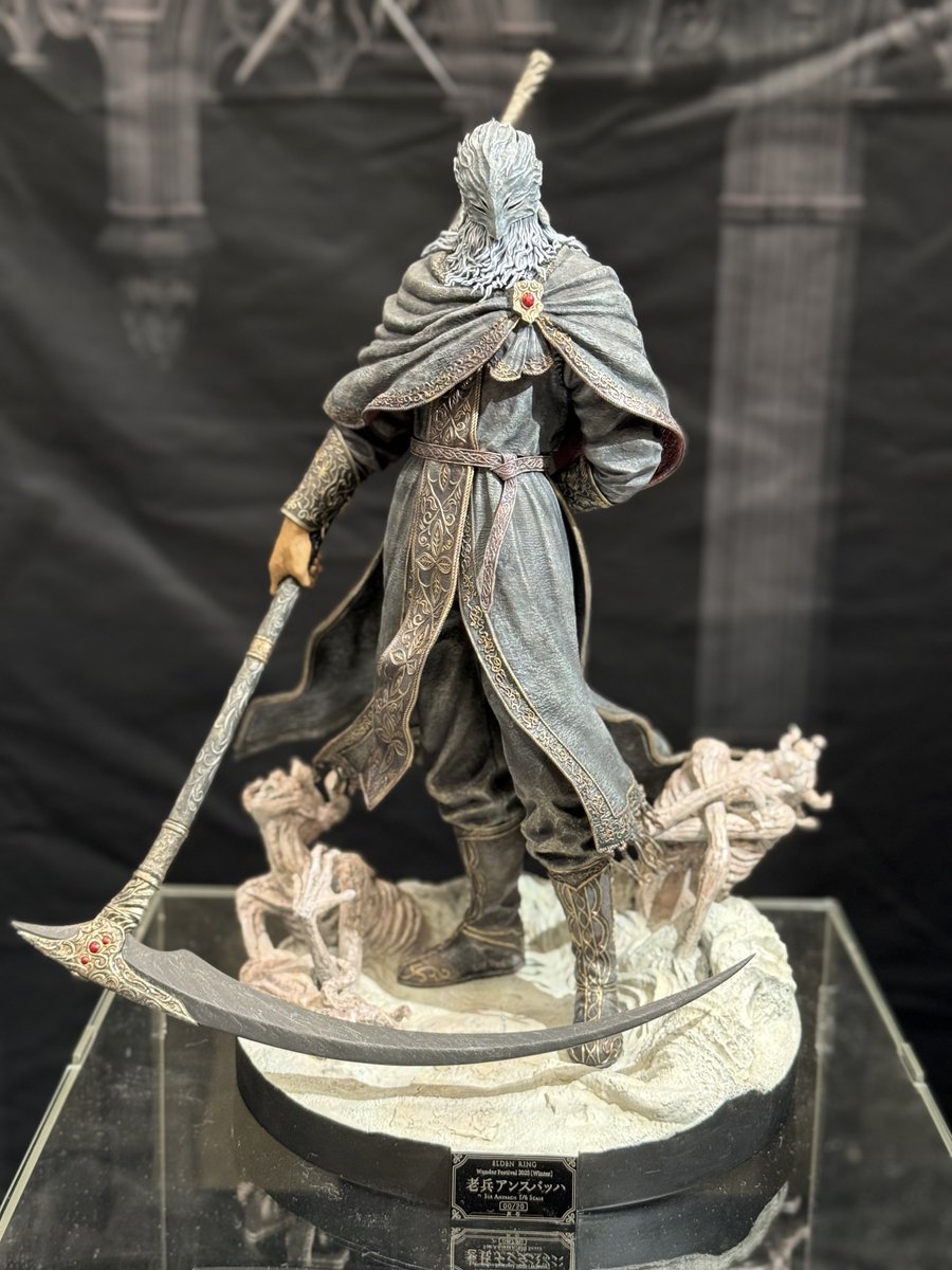 ELDEN RINGのガレージキット 老兵アンスバッハ 死の騎士 #WF2025W