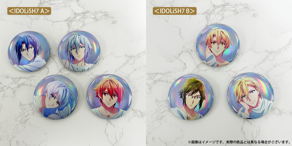 アニナナ展 会場先行販売グッズ紹介】 「オーロラ缶バッジセット