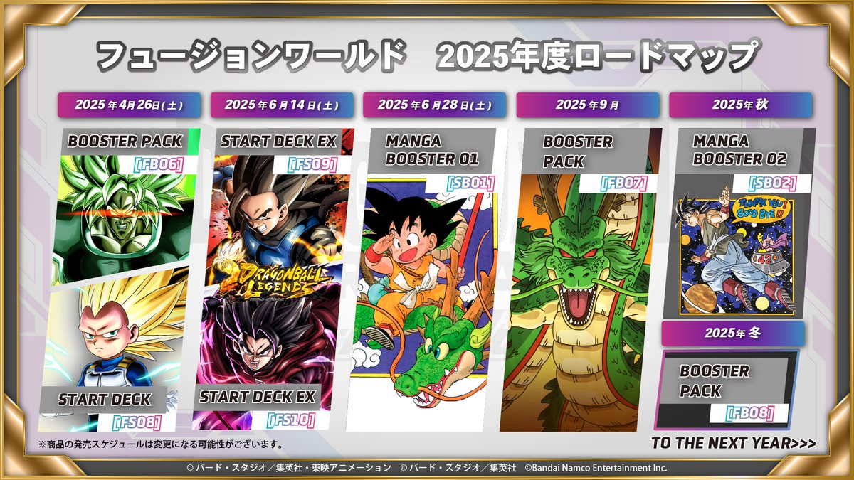 ドラゴンボールスーパーカードゲーム #フュージョンワールド」は2025